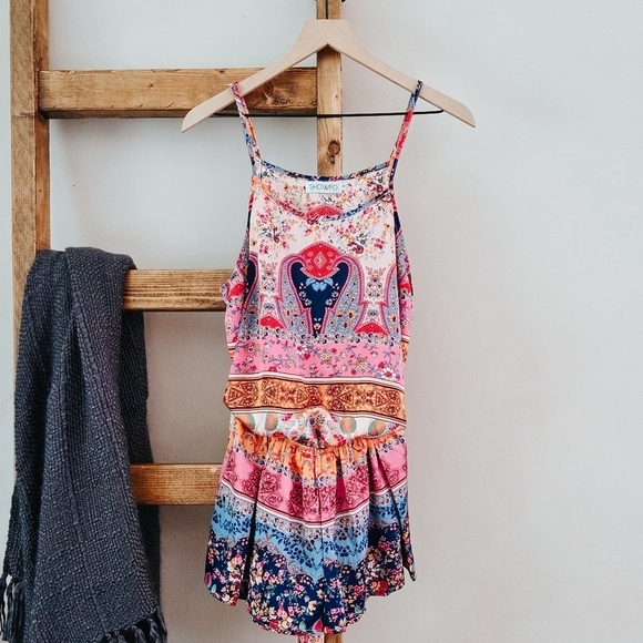 Showpo. Pants - Showpo Boho Festival Romper – Size 4